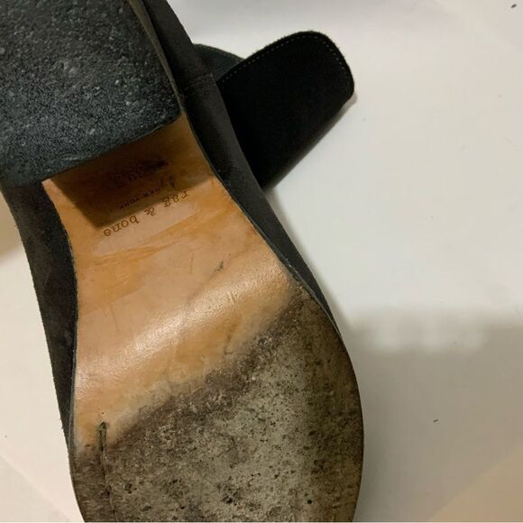 Rag & Bone • Kinsey suede ankle boot heeled bootie moto celeb 39B dark brown - Picture 9 of 12